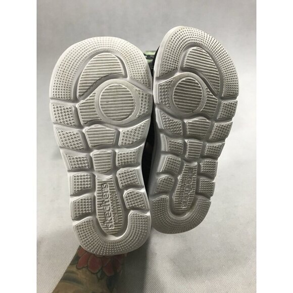 Sketchers C-Flex Sandal 2.0 Heat Blast Navy Lime Boys Size 12 EUC - Picture 7 of 7